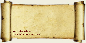 Hana Odalović vizit kartica